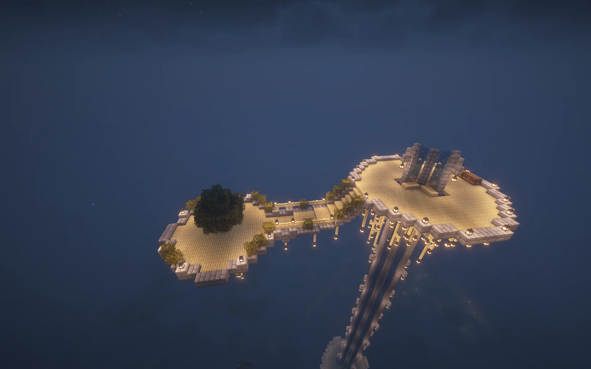 瞭望台与空中花园的俯瞰全景